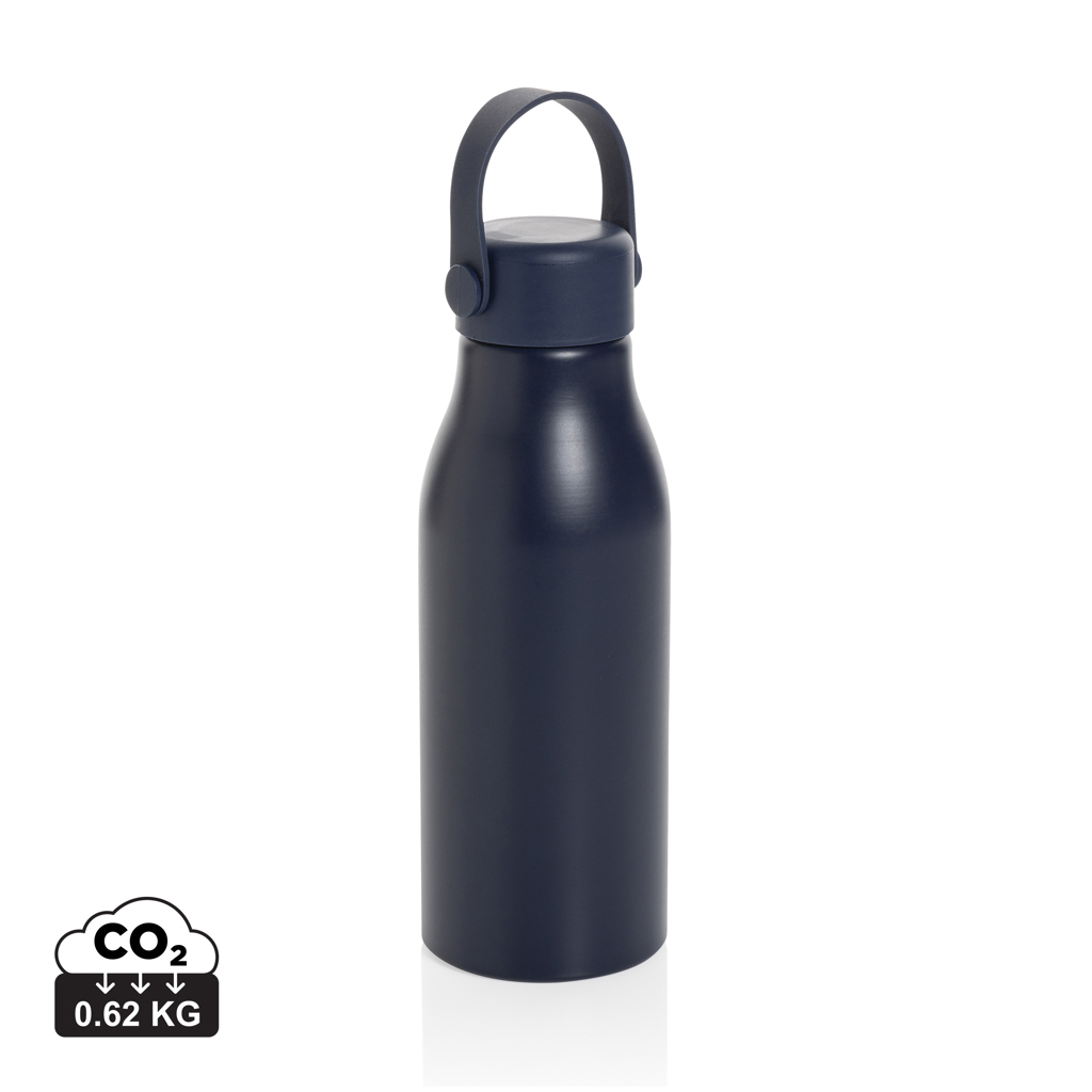 Bouteille personnalisée 680ml alu recyclé Pluto Bleu marine